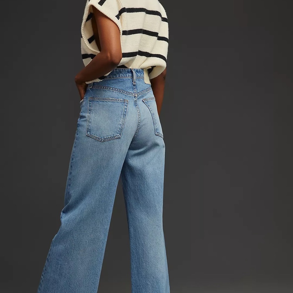 rag & bone Maya High Rise Wide-Leg Jeans in Hermosa - Picture 3 of 9